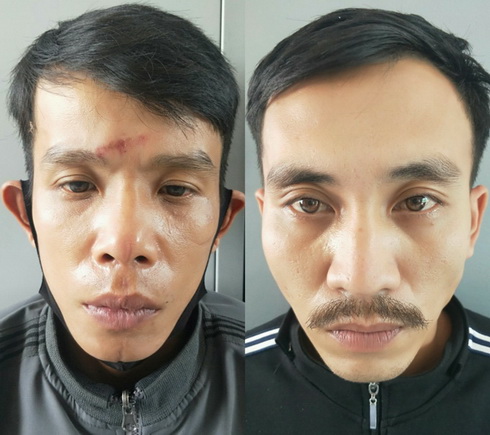 Mang cây cảnh vừa trộm được đi tiêu thụ thì gặp công an