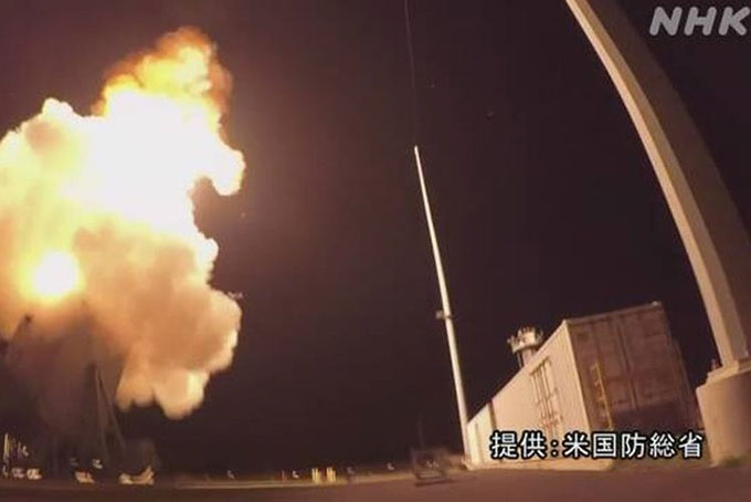 Mỹ - Nhật Bản thử tên lửa chống tên lửa đạn đạo đối phó Triều Tiên