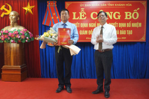 Ông Võ Hoàn Hải giữ chức Giám đốc Sở Giáo dục và Đào tạo Khánh Hòa