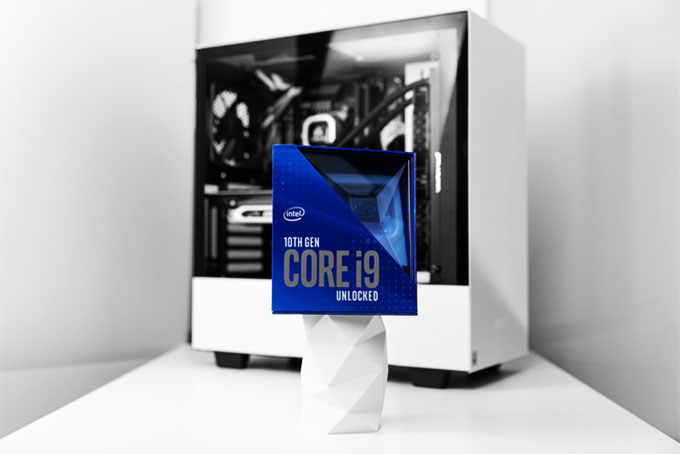 Core i9-10900K là bộ xử lý chơi game nhanh nhất thế giới. (Ảnh: Intel)