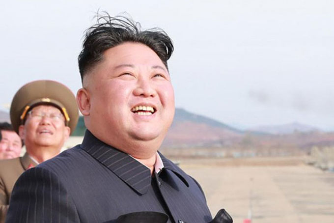 Lãnh đạo Kim Jong Un. Ảnh: KNCA.