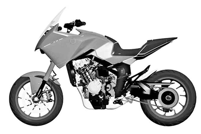 Lộ ảnh thiết kế Honda CB4X