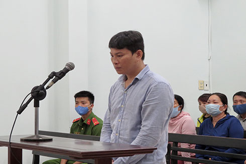 Bị cáo Huỳnh Thanh Quang.