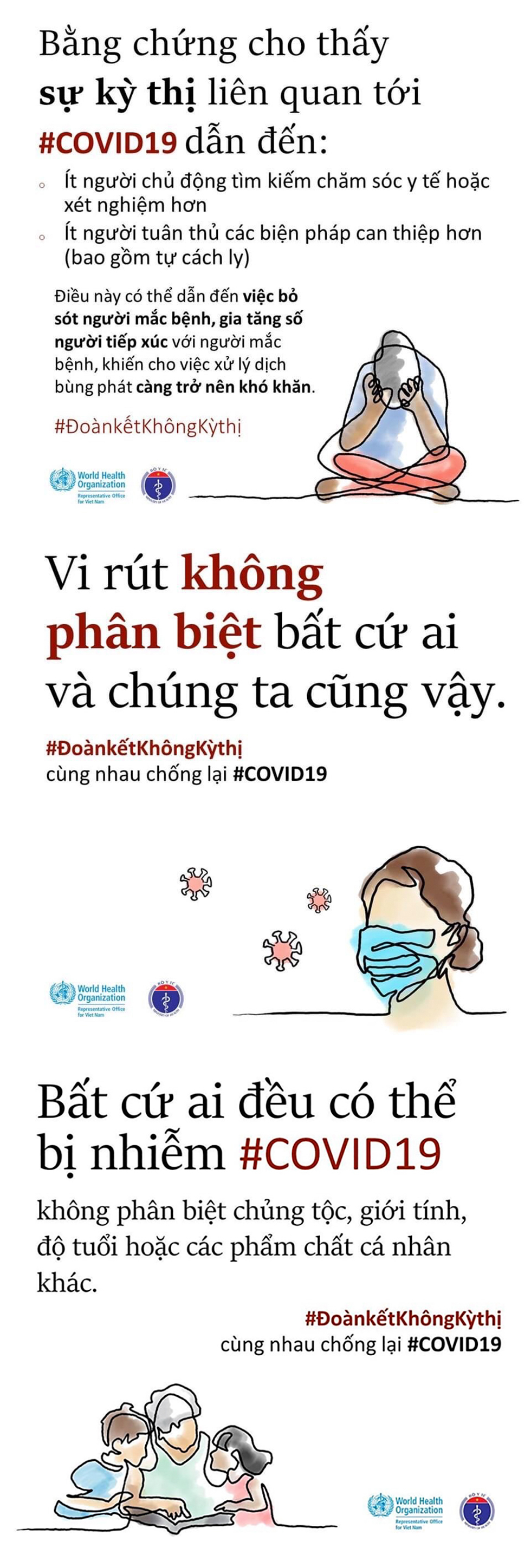 Giảm kỳ thị đối với những người mắc Covid-19