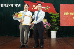 Ông Hà Quốc Trị giữ chức Phó Bí thư Tỉnh ủy Khánh Hòa