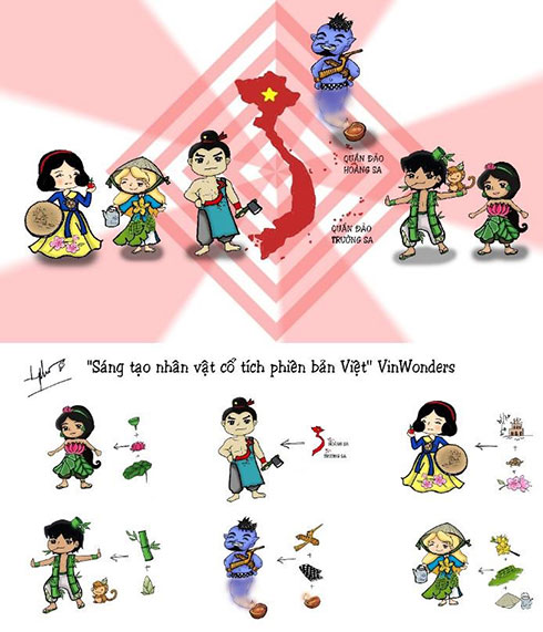 Chất Việt siêu ấn tượng trong "Sáng tạo các nhân vật cổ tích" của VinWonders
