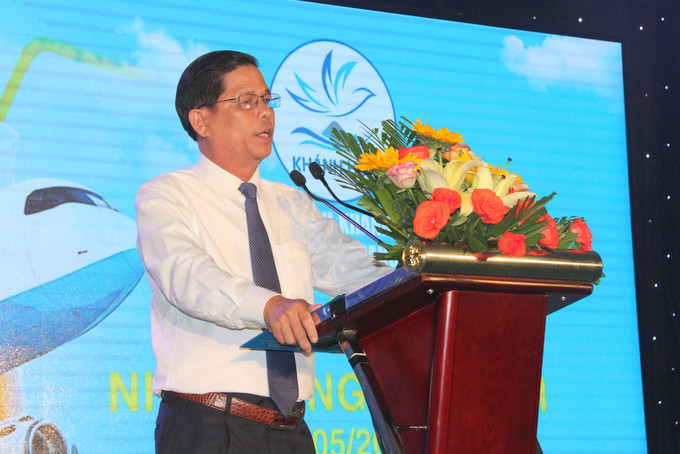  Ông Nguyễn Tấn Tuân phát biểu tại chương trình.