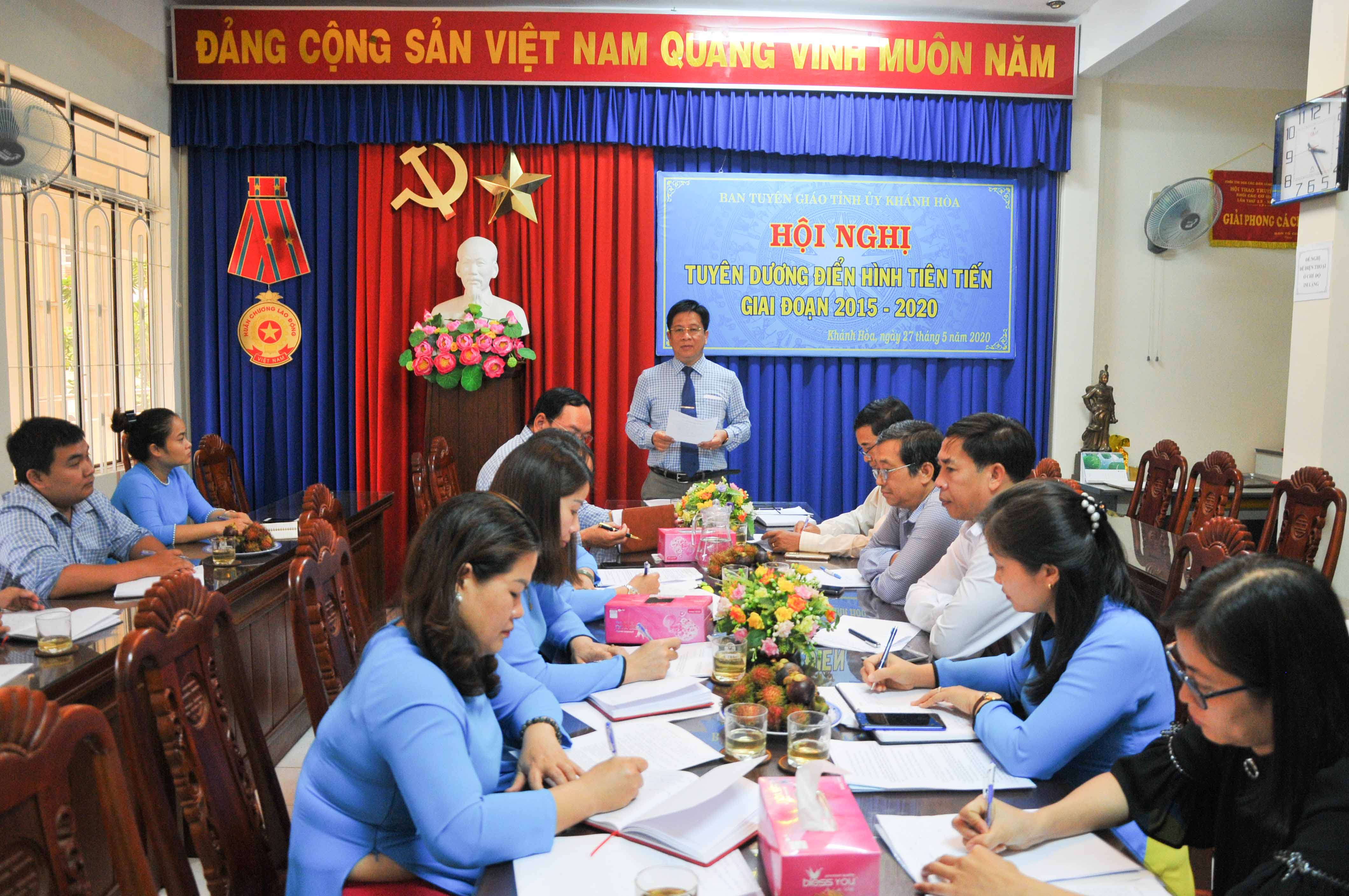 Ban Tuyên giáo Tỉnh ủy Khánh Hòa: Tuyên dương điển hình tiên tiến, giai đoạn 2015 - 2020