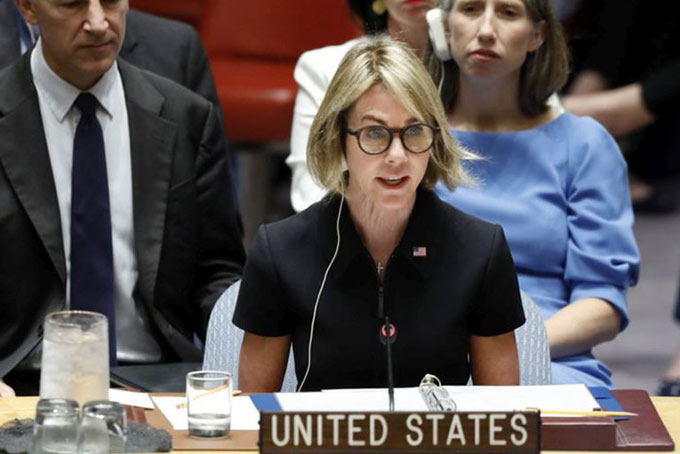 Mỹ gửi thư lên LHQ phản đối yêu sách phi pháp của Trung Quốc ở Biển Đông