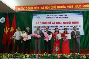 Trường Đại học Nha Trang có thêm 5 phó giáo sư