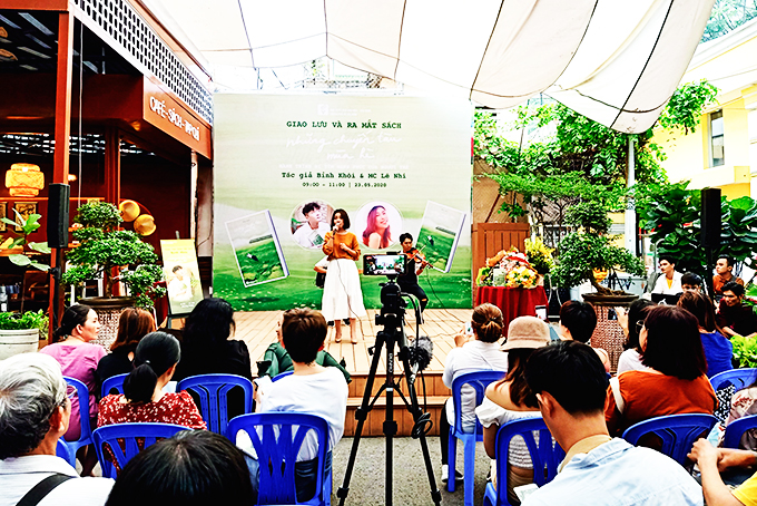 A young author’s book launch held in Ho Chi Minh City