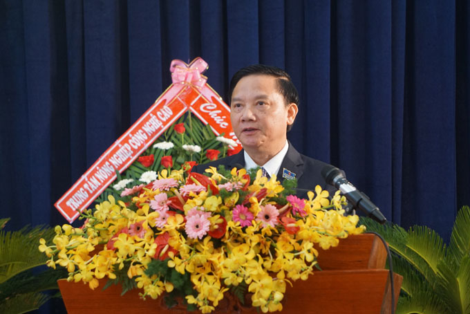 Ông Nguyễn Khắc Định phát biểu chỉ đạo đại hội