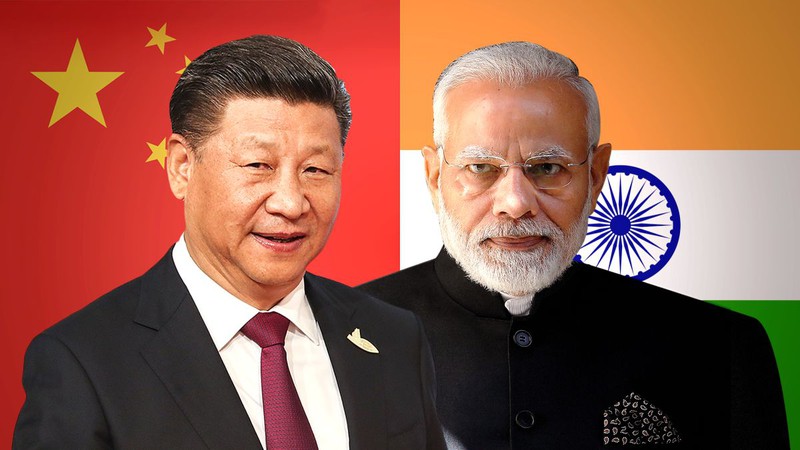 Chủ tịch Trung Quốc Tập Cận Bình và Thủ tướng Ấn Độ Modi. Ảnh: CNN