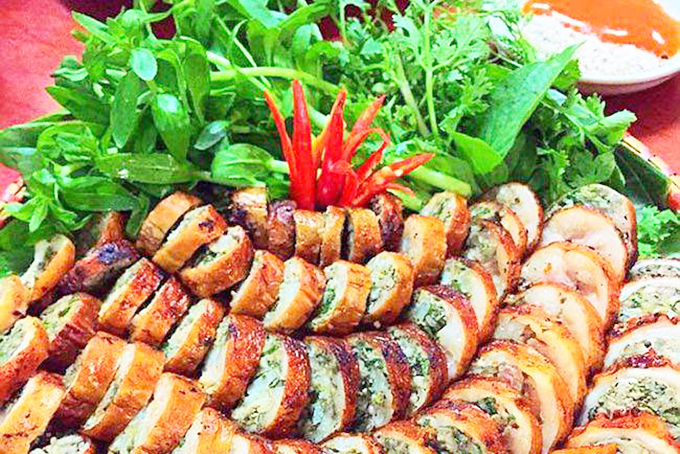 Nõn đuôi nhồi sụn chiên