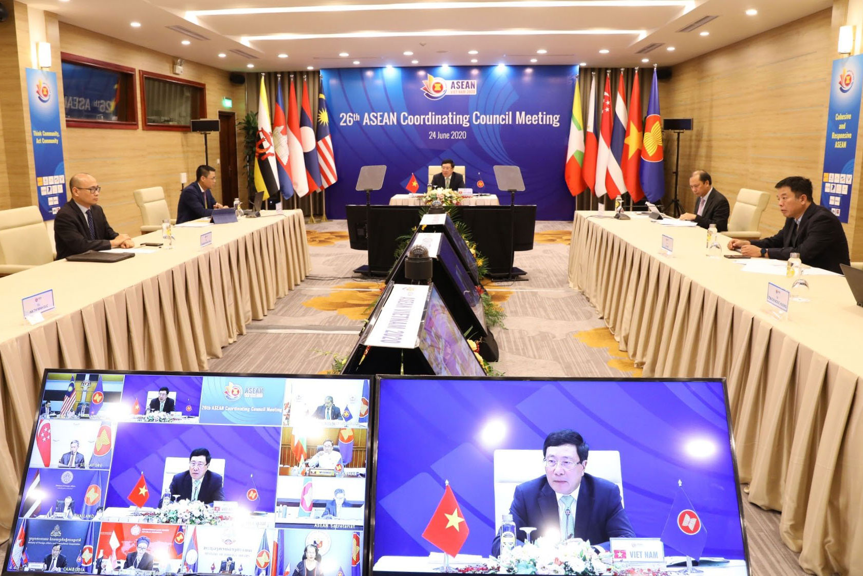 Hội đồng điều phối ASEAN đánh giá cao vai trò Chủ tịch ASEAN 2020 của Việt Nam