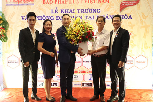 Báo Pháp luật Việt Nam khai trương Văn phòng đại diện tại Khánh Hòa
