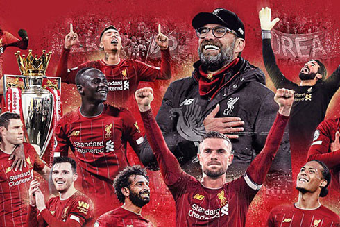 Liverpool đã chính thức lên ngôi vô địch Ngoại hạng Anh 2019-2020.