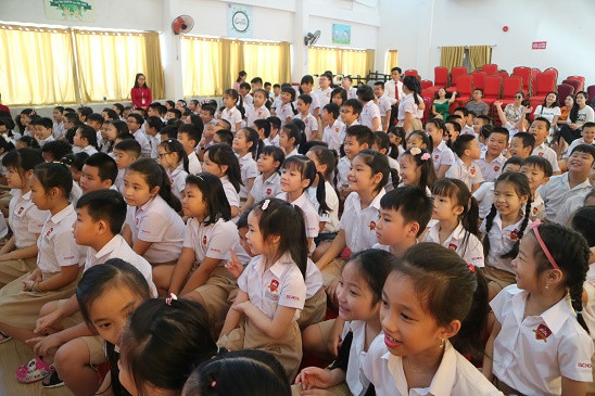 Trường iSchool Nha Trang hiện có hơn 300 học sinh khối tiểu học. 