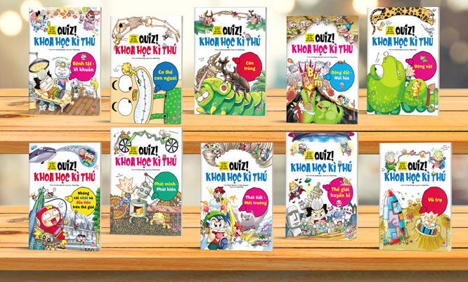 Ra mắt bộ truyện tranh hài hước phổ biến kiến thức khoa học