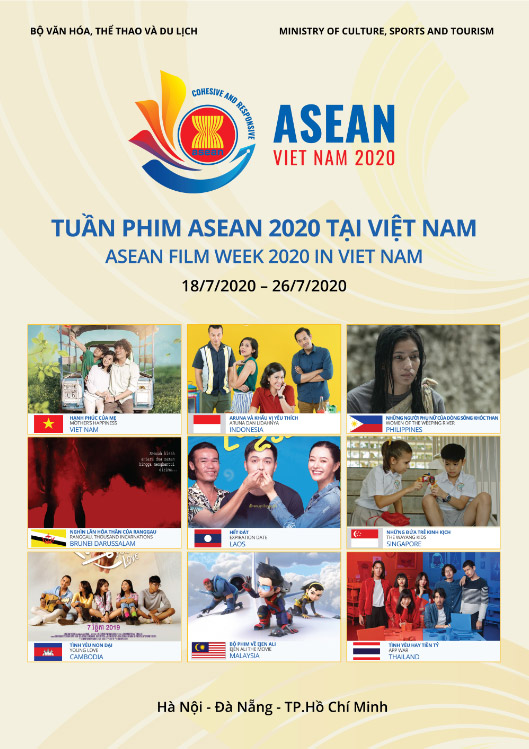 Các phim tham gia Tuần phim ASEAN.