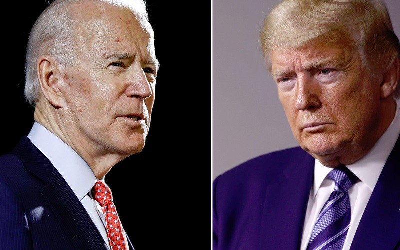 Ứng viên Biden và Trump. Ảnh: Dallas News.