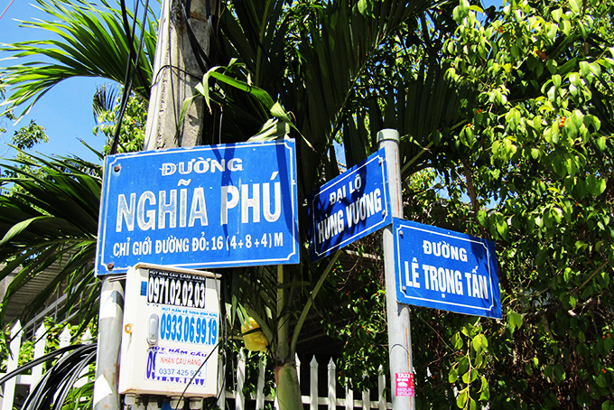 1 con đường 2 tên gọi