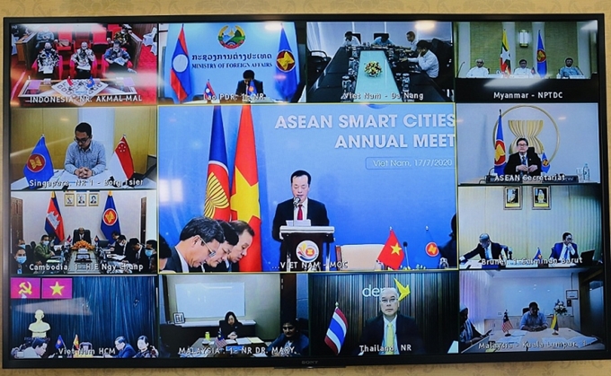 Hội nghị thường niên năm 2020 Mạng lưới Đô thị thông minh ASEAN 