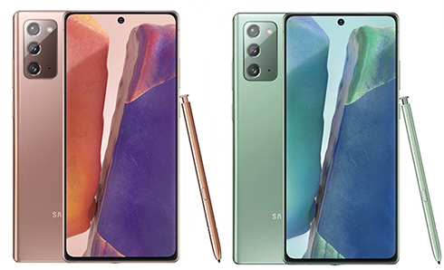 Galaxy Note 20 lộ diện màu sắc cực bắt mắt