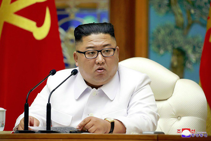Nhà lãnh đạo Triều Tiên Kim Jong Un. Ảnh: KCNA.