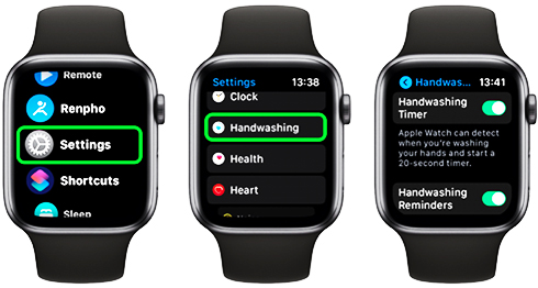 Apple Watch nhắc rửa tay phòng dịch