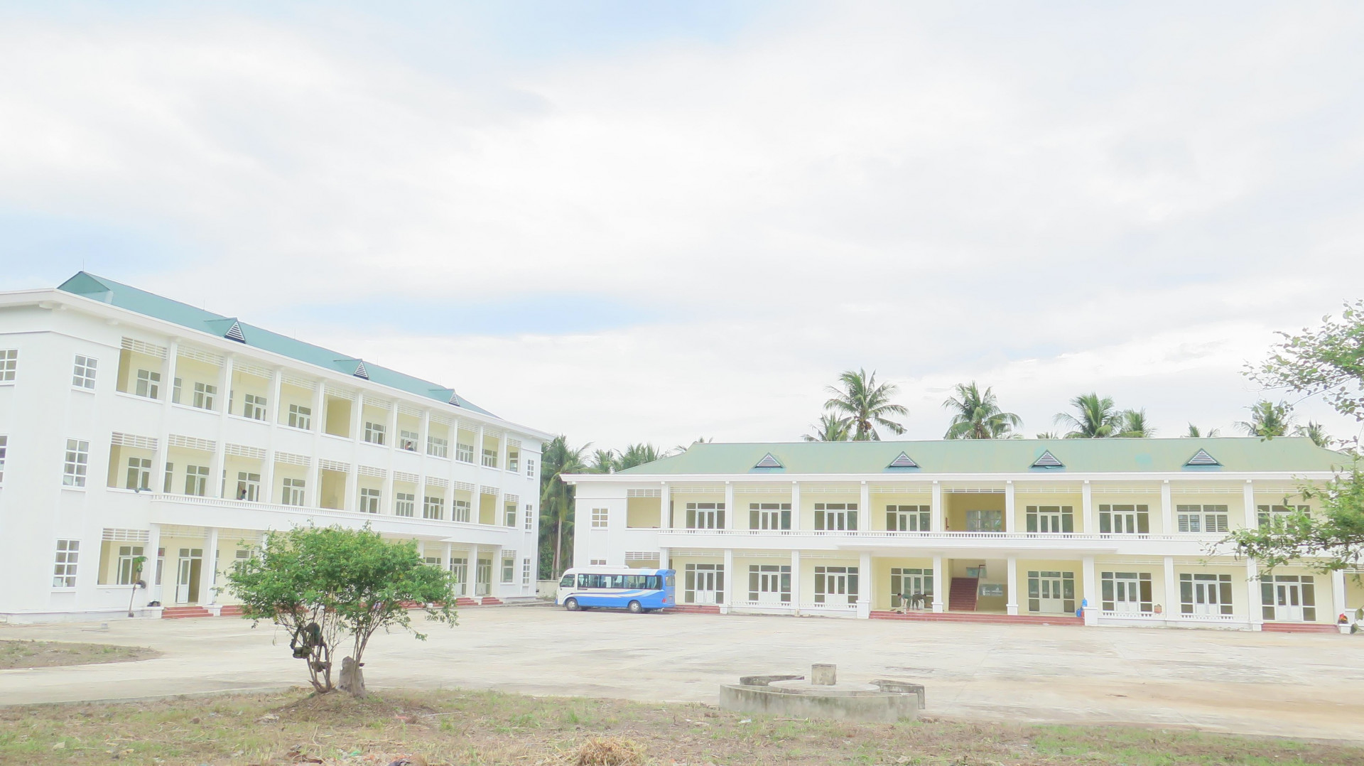 Trung tâm Giáo dục quốc phòng An ninh thuộc trường Đại học Nha Trang (ảnh Phan Sáu)