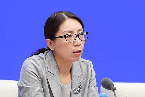Bà Tiêu Nhã Huy, quan chức Ủy ban y tế và sức khỏe quốc gia Trung Quốc. Nguồn: Thời báo Hoàn cầu.