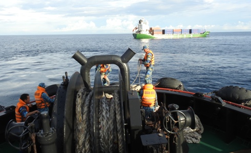 Lữ đoàn Tàu ngầm 189 cứu hộ thành công tàu Mông Cổ gặp nạn