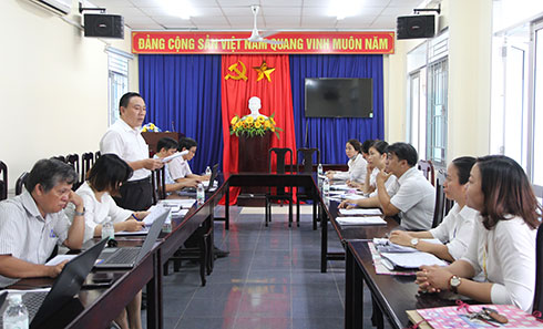 Ông Phạm Duy Lộc kết luận tại buổi kiểm tra.