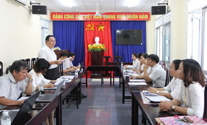 Kiểm tra công tác cải cách hành chính tại phường Xương Huân