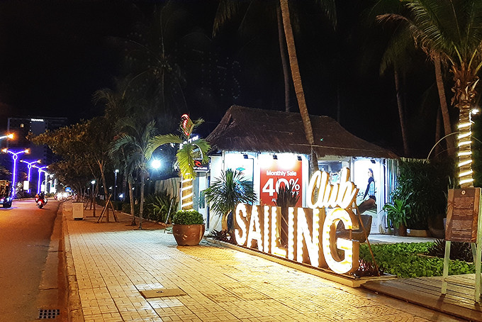 Vũ trường Sailing Club trên đường Trần Phú đóng cửa vì dịch Covid-19.
