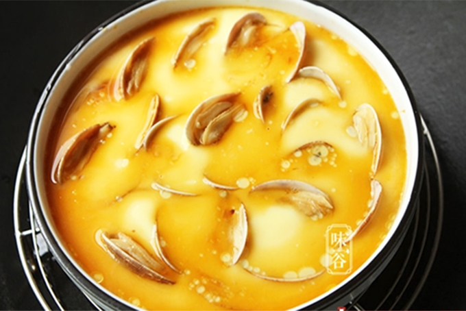 Trứng hấp nghêu giản dị lạ miệng