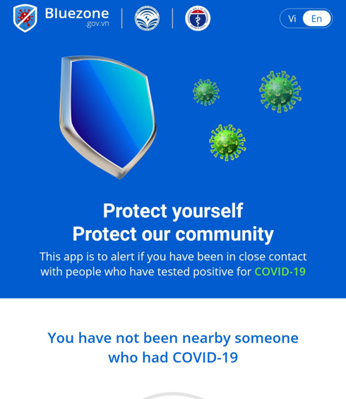 Bluezone trên báo quốc tế