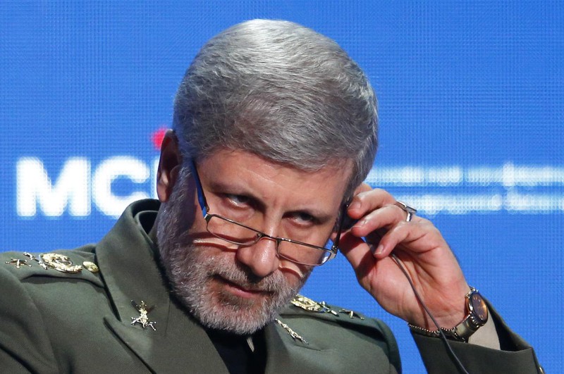 Bộ trưởng Quốc phòng Iran Amir Hatami. Ảnh: Reuters