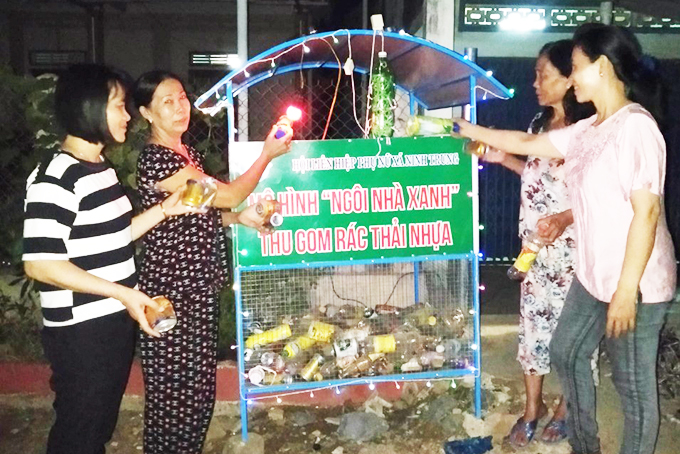 Phụ nữ xã Ninh Trung: Hiệu quả các mô hình vì môi trường xanh