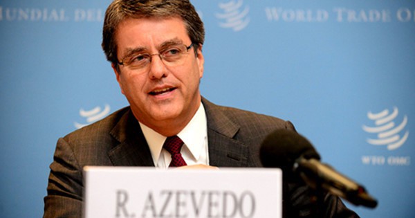 Ông Roberto Azevedo chính thức tuyên bố từ chức. Ảnh: WTO.