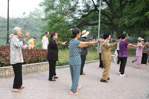 Tập luyện phòng ngừa các bệnh không lây nhiễm
