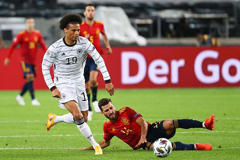Các cầu thủ trẻ đội tuyển Đức đã thi đấu khá tốt trước đội tuyển Tây Ban Nha.