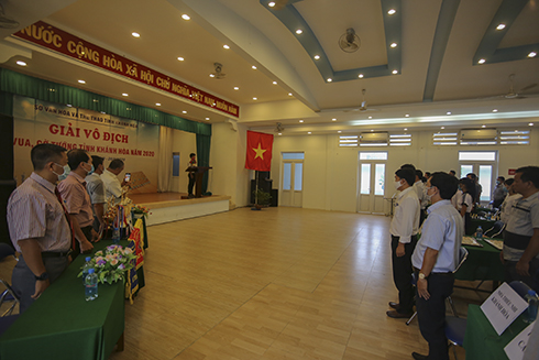 100 kỳ thủ tranh tài Giải vô địch cờ vua, cờ tướng tỉnh Khánh Hòa năm 2020