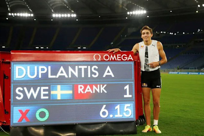 Duplantis là VĐV được quan tâm bậc nhất tại Olympic Tokyo 2021.