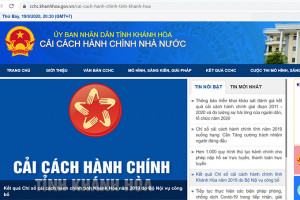 Tuyên truyền việc khảo sát đánh giá kết quả cải cách hành chính tỉnh Khánh Hòa