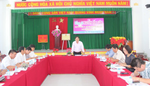 Chủ tịch UBND tỉnh Khánh Hòa làm việc tại xã Vạn Thọ, huyện Vạn Ninh