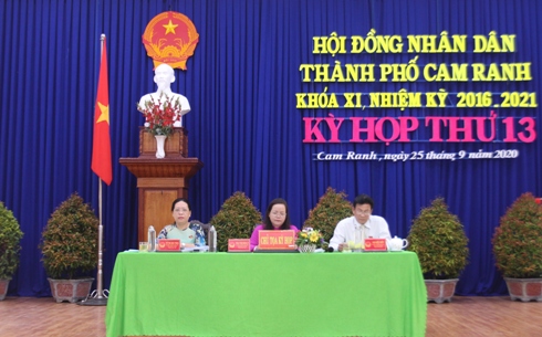 Kỳ họp thứ 13, HĐND thành phố Cam Ranh