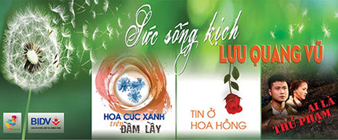 3 vở kịch trong sự kiện  "Sức sống kịch Lưu Quang Vũ " (Ảnh: Nhà hát Tuổi trẻ)
