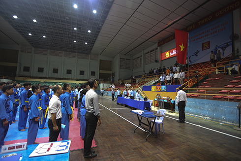 Hơn 120 võ sinh tranh tài giải Vovinam các nhóm tuổi tỉnh